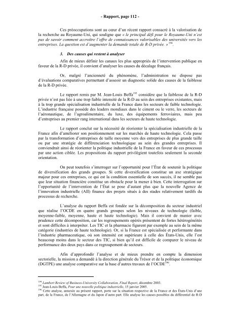 RAPPORT Valorisation de la Recherche - Inspection GÃ©nÃ©rale des ...