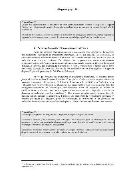 RAPPORT Valorisation de la Recherche - Inspection GÃ©nÃ©rale des ...