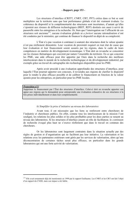 RAPPORT Valorisation de la Recherche - Inspection GÃ©nÃ©rale des ...