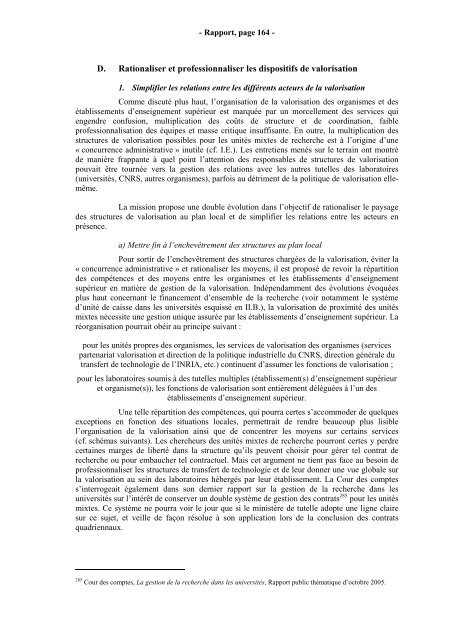 RAPPORT Valorisation de la Recherche - Inspection GÃ©nÃ©rale des ...