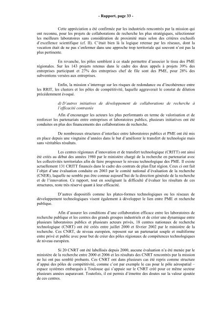 RAPPORT Valorisation de la Recherche - Inspection GÃ©nÃ©rale des ...