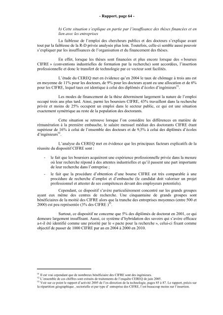 RAPPORT Valorisation de la Recherche - Inspection GÃ©nÃ©rale des ...