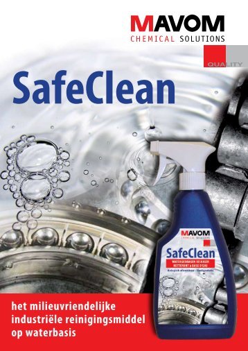 SafeClean brochure (pdf) - Mavom