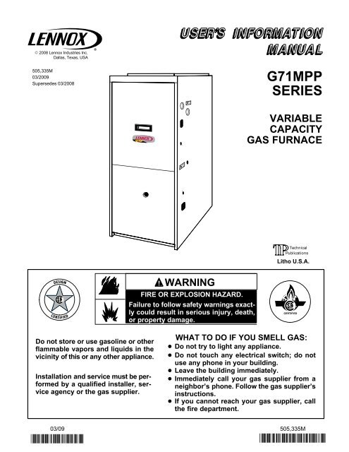 G71mpp Series Lennox