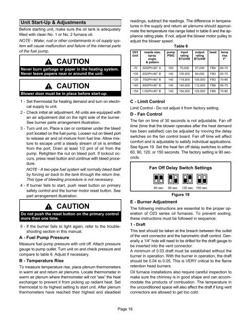 INSTALLATION INSTRUCTIONS - Lennox