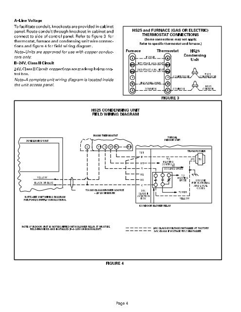 INSTALLATION INSTRUCTIONS HS25 SERIES UNITS - Lennox