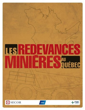 Les redevances miniÃ¨res au QuÃ©bec - SECOR