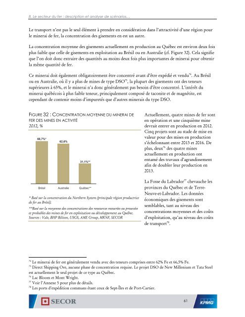 Les redevances miniÃ¨res au QuÃ©bec - SECOR