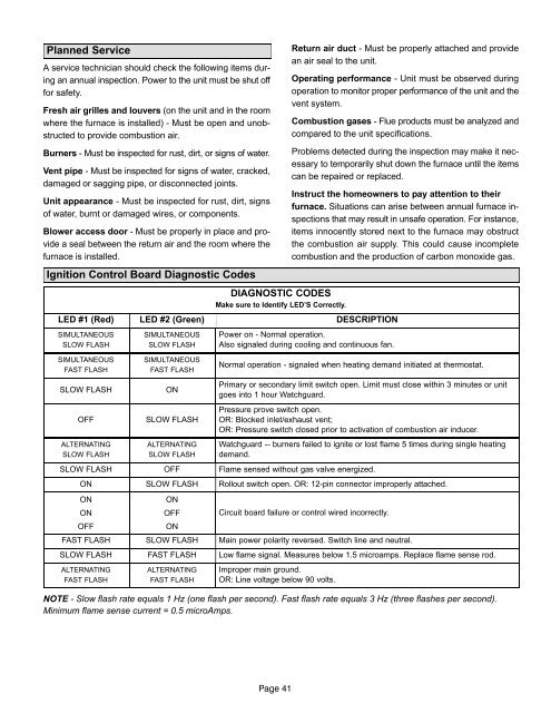 INSTALLATION INSTRUCTIONS - Lennox