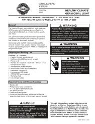 Harmony III Zoning System Installation Manual - Lennox