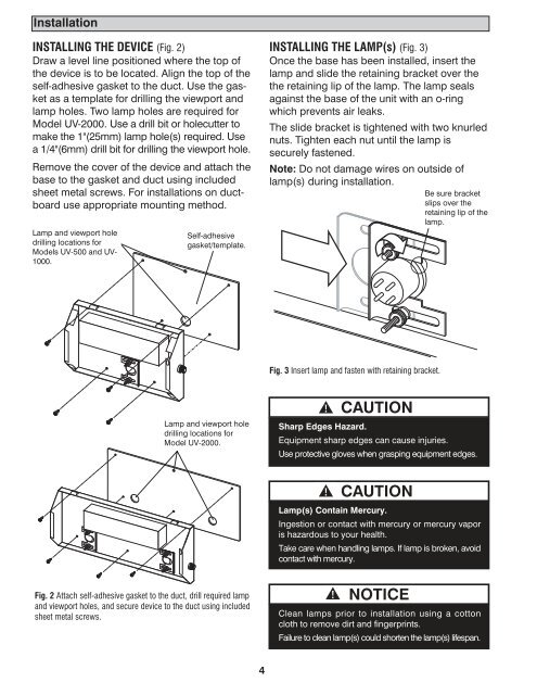 Installation Manual - Lennox