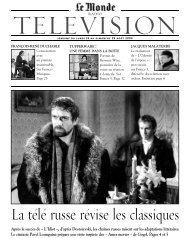 television - Le Monde