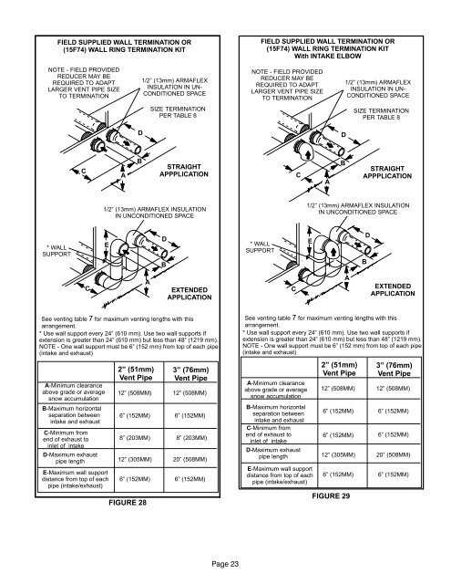 ML193DF Gas Furnace Installation Manual - Lennox