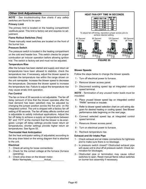 ML193DF Gas Furnace Installation Manual - Lennox