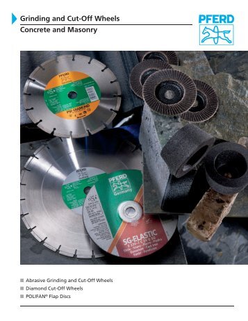 Reinforced Grinding Wheels - Pferd