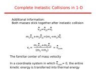 Complete Inelastic Collisions in 1-D