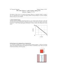 Review 5 - Department of Physics