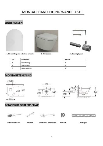 Montagehandleiding - SaniExpert