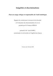 InÃ©galitÃ©s et discriminations - Le Monde