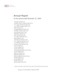 Annual Report - SEI