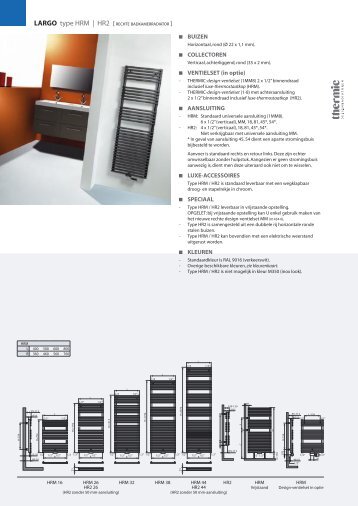 BUIZEN COLLECTOREN VENTIELSET (in optie ... - Thermic