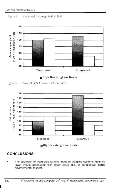 yield response of sugar beet in cropping systems at different input ...