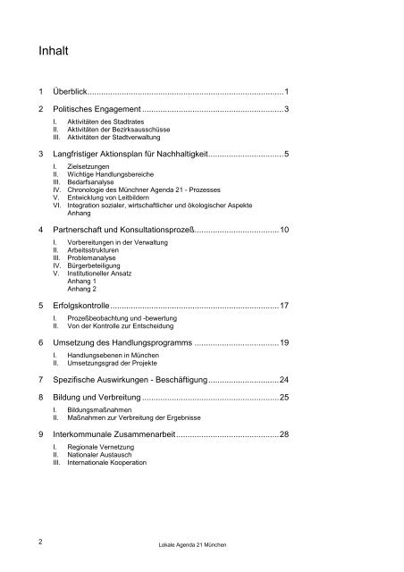 Award-Text - Agenda 21 in MÃ¼nchen