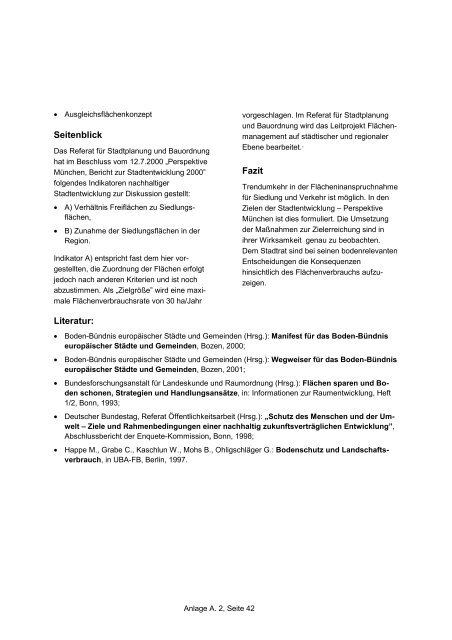 Beschlussvorlae Projekt KOMPASS - Agenda 21 in MÃ¼nchen