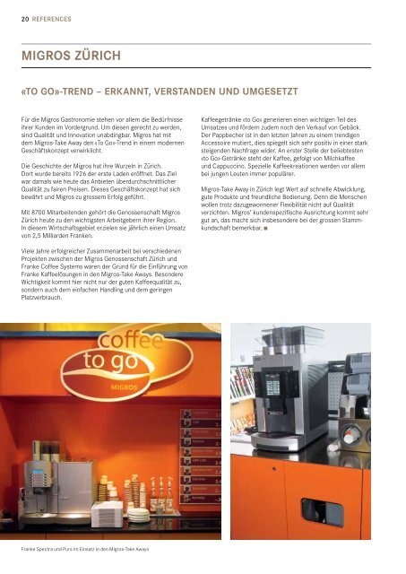 CoffeeBar - «Coffee to Go - Franke