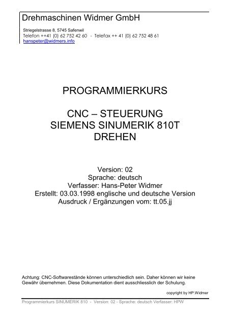 SINUMERIK 810 SCHULUNG VON HP. WIDMER_2008_a_pdf - Wiap