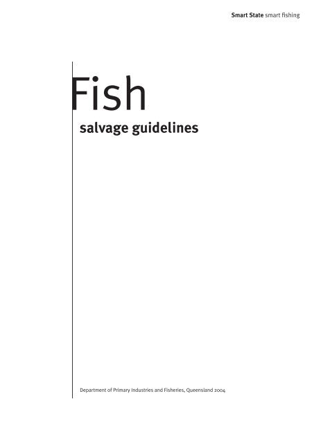 Fish salvage guidelines - Department of Primary Industries