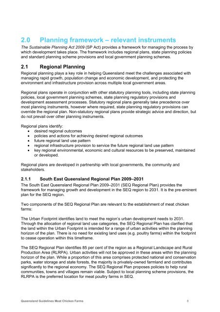 Queensland Guidelines: Meat Chicken Farms - Department of ...