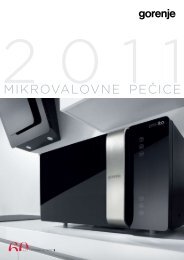 MIKROVALOVNE PEÄICE - Gorenje