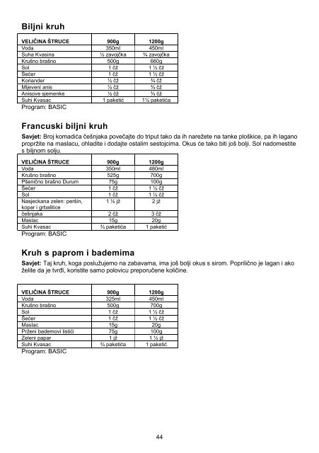 APARAT ZA PEKO KRUHA PK800DA - Gorenje