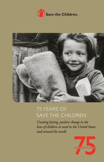 75 YEARS OF SAVE THE CHILDREN