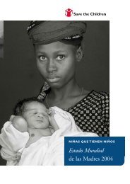 Estado Mundial de las Madres 2004 - Save the Children