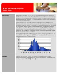 Acute Watery Diarrhea Case Study: Sudan - Save the Children