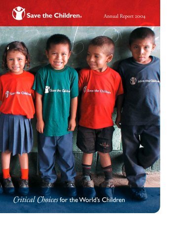 Annual Report 2004 - Save the Children