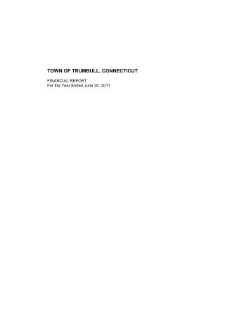 Financial Statement Template - Trumbull