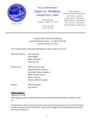 02-12-2013 Police Minutes - Trumbull