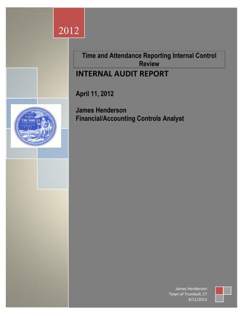 Internal Audit Report - Time and Attendance Reporting - Trumbull