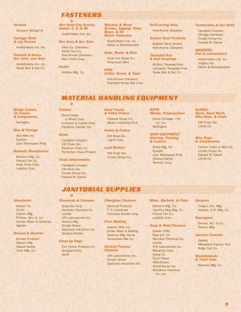 Product Listing Line Card - Trumbull Industries