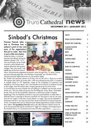 December 2011 / january 2012 news - Truro Cathedral