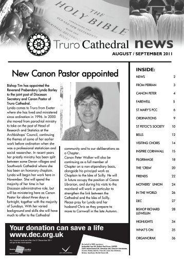 New Canon Pastor appointed - Truro Cathedral