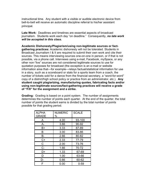 broadcast_journalism - Trussville City Schools