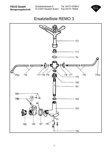 REMO 3 und REMO 5 - FECO Gmbh Beregnungstechnik