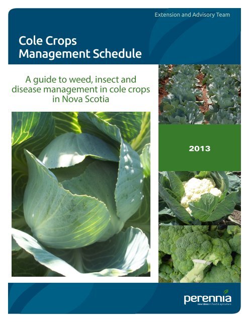 Guide to Pest Management in Vegetable Crops - Perennia