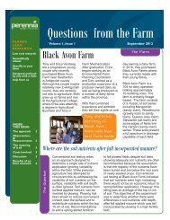 Black Avon Farm - Perennia