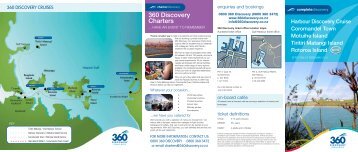 360 Discovery Charters - 360 Discovery Cruises