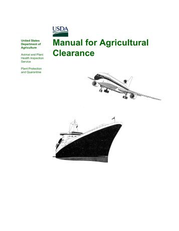 Manual for Agricultural Clearance - Efresh India